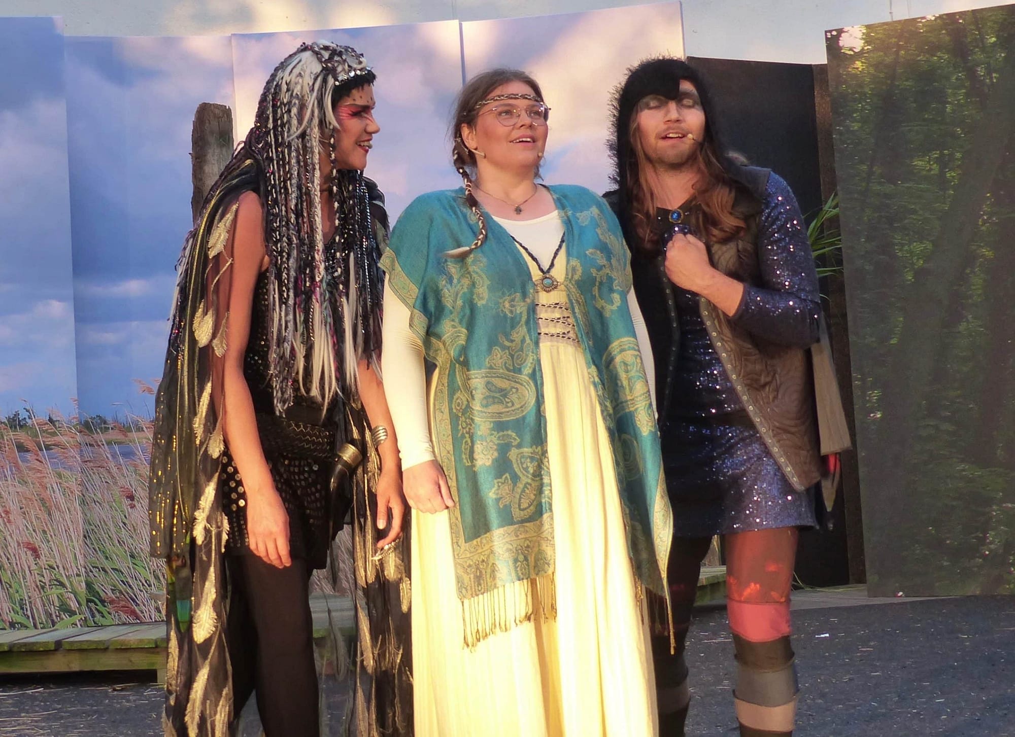 Letzte Vorstellung für „Die Wikinger – Die Hexe von Haithabu“ am Freitag, 26. August im Barther Theatergarten. 1
